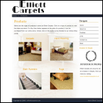 Screen shot of the Derwent Carpets & Curtains Ltd website.