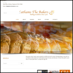 Screen shot of the C.H. Latham, the Baker Ltd website.