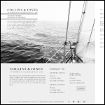 Screen shot of the Collins & Jones Ltd website.