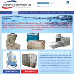 Screen shot of the Spraywash Ltd website.