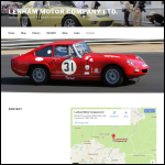 Screen shot of the Lenham Motor Company Ltd website.