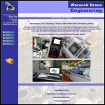 Screen shot of the Warwick Brassfounders & Engineering Company Ltd website.