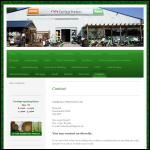 Screen shot of the Caerfagu Products Ltd website.