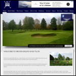 Screen shot of the Druids Heath Golf Club Ltd website.