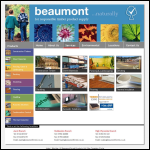 Screen shot of the Beaumont Forest Products Ltd website.