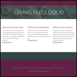 Screen shot of the Charities Trust website.