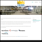 Screen shot of the Crown Aluminium Ltd website.