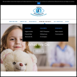 Screen shot of the Childhood Eye Cancer Trust website.