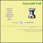 Screen shot of the Anycastle Ltd website.