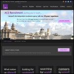Screen shot of the Acs Consultants Ltd website.