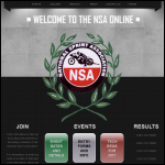 Screen shot of the National Sprint Association Ltd website.