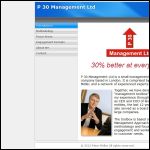 Screen shot of the Thirty Management Ltd website.
