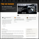 Screen shot of the The Ice House Studio Ltd website.