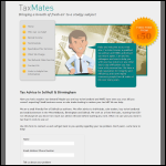 Screen shot of the Taxmates Ltd website.