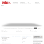 Screen shot of the Breton Ltd website.