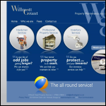 Screen shot of the Willmott Property Services Ltd website.