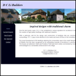 Screen shot of the D C Li (Builders) Ltd website.