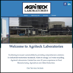 Screen shot of the Agriteck Ltd website.