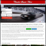 Screen shot of the Charles Stuart Autos Ltd website.