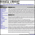 Screen shot of the Bianco Team Ltd website.