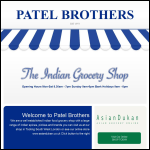 Screen shot of the Patel Brothers Ltd website.