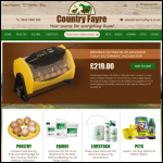 Screen shot of the Country Fayre (Suffolk) Ltd website.