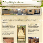 Screen shot of the Capability Landscapes Ltd website.
