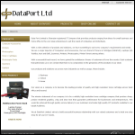 Screen shot of the Dataport Ltd website.