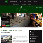 Screen shot of the The Fountain Hotel (Hawes) Ltd website.