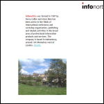 Screen shot of the Infonortics Ltd website.