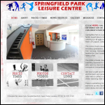 Screen shot of the Springfield Leisure Ltd website.