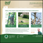 Screen shot of the Emery Landscapes Ltd website.