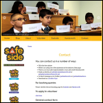 Screen shot of the Safeside Ltd website.