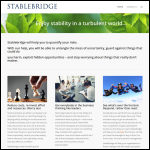 Screen shot of the Tablebridge Ltd website.