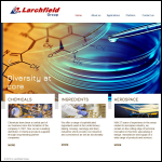 Screen shot of the Larchfield Ltd website.