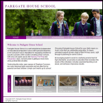 Screen shot of the Parkgate House Ltd website.