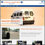 Screen shot of the Autoway of Bedworth Ltd website.