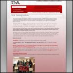 Screen shot of the Riva Construction Ltd website.