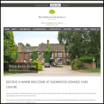 Screen shot of the Sherwood Grange Residents Association Ltd website.