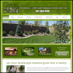 Screen shot of the Greenstone Landscaping Ltd website.