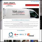 Screen shot of the Tom Croft (Bolton) Ltd website.