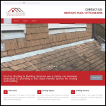 Screen shot of the Protec Roofing Ltd website.