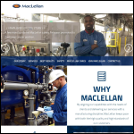 Screen shot of the Maclellan Integrated Services Ltd website.