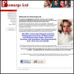 Screen shot of the Fotomargo Ltd website.