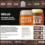 Screen shot of the Big Shed Brewery Ltd website.