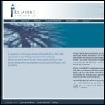 Screen shot of the Lumiere Investments Ltd website.