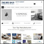 Screen shot of the Bed Shop (Alfreton) Ltd website.