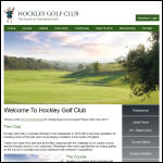 Screen shot of the Hockley Project Management Ltd website.