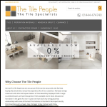 Screen shot of the Tile Warehouses Ltd website.
