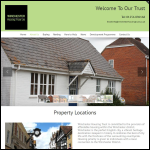 Screen shot of the Winchester Housing Trust Ltd website.